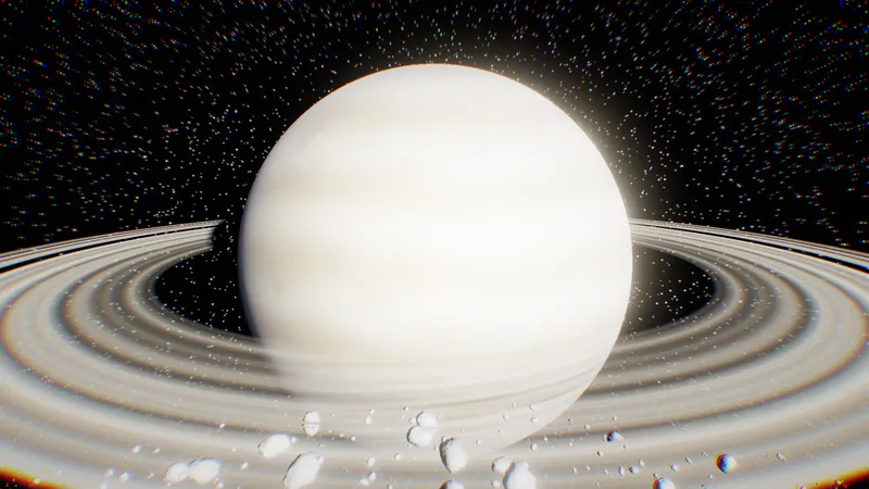 A gas giant and its rings
