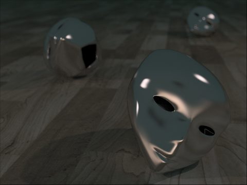 Masks, rendered with Indigo by Jackei