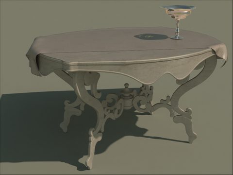 Table render made with Indigo and the Cinema4D exporter